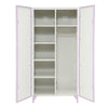 ACME Priya II White & Light Purple Wardrobe Model 30540