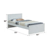 ACME Ragna White Twin Bed Model 30770T