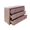 ACME Reggie Pink Fabric Dresser Model 30825