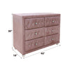 ACME Reggie Pink Fabric Dresser Model 30825