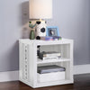 ACME Cargo White Nightstand with USB Port Model 35907