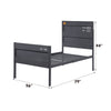 ACME Cargo Gunmetal Full Bed Model 35915F