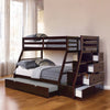 ACME Jason (Storage) Espresso Bunk Bed(Twin | Full)with Trundle (Full) & Storage Model 37015