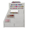 ACME Jason (Storage) White Bunk Bed(Twin | Full)with Trundle (Full) & Storage Model 37105