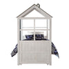 ACME Tree House II Weathered White & Washed Gray Twin Bed Model 37170T
