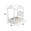 ACME Rapunzel White Twin Bed Model 37350T