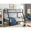 ACME Cayelynn Black Bunk Bed(Twin | Full)Model 37380BK