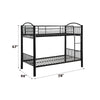 ACME Cayelynn Black Bunk Bed (Twin | Twin)Model 37385BK