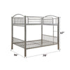 ACME Cayelynn Silver Bunk Bed (F/F) Model 37390SI