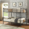 ACME Brantley Sandy Black & Dark BronzeHand BrushedBunk Bed (Q/Q) Model 37720