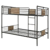 ACME Brantley Sandy Black & Dark BronzeHand BrushedBunk Bed (Q/Q) Model 37720