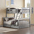 ACME Haley II Gray Bunk Bed(Twin | Full)with Storage Model 37755