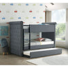 ACME Romana II Gray Fabric Bunk Bed (Twin | Twin)Model 37855