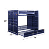 ACME Cargo Blue Bunk Bed (F/F) Model 37905