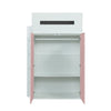 ACME Nerice White & Pink Twin Loft Bed with Desk & Wardrobe Model 38040