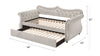 ACME Adkins Beige Linen Daybed with Trundle (Twin) Model 39430
