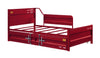 ACME Cargo Red Daybed with Trundle (Twin) Model 39895