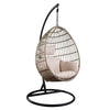 ACME Vasant Fabric & Wicker Hanging Chair Model 45082