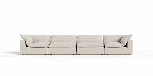 Divani Casa Garman Modern Light Grey Modular Sectional Sofa 4 Piece Sectional Model VGKKKF2651-MOD-GRY-SECT-4-Piece Sectional