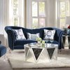 ACME Jaborosa Blue Velvet Sofa with 3 Pillows Model 50345
