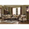 ACME Devayne Fabric & Dark Walnut Loveseat with 4 Pillows(Same LV01583) Model 50686