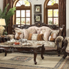 ACME Shalisa Fabric & Walnut Sofa with 7 Pillows(Same LV01585) Model 51050