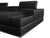 Divani Casa Pella Modern Black Italian Leather U Shaped Sectional Sofa Model VGCA5106O-BLK-SECT