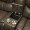 ACME Tavin Taupe Leather Aire Match Motion Sectional Sofa Model 52540