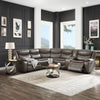 ACME Tavin Taupe Leather Aire Match Motion Sectional Sofa Model 52540