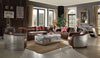 ACME Brancaster Retro Brown Top Grain Leather Sofa Model 53545