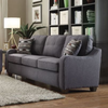 ACME Cleavon II Gray Linen Sofa with 2 Pillows Model 53790
