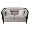 ACME Zemocryss Beige Fabric Loveseat with 2 Pillows Model 54236