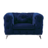 ACME Atronia Blue Velvet Chair Model 54902