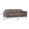 ACME Malaga Taupe Top Grain Leather Sofa Model 55000