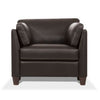 ACME Matias Chocolate Top Grain Leather Chair Model 55012