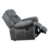 ACME Zubaida Two Tone Gray Velvet Motion Glider Recliner Model 55027