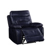 ACME Aashi Navy LeatherGel Match Motion Recliner Model 55372