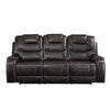 ACME Braylon Magnetite Synthetic Leather Motion Sofa Model 55410
