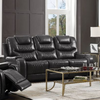 ACME Braylon Magnetite Synthetic Leather Motion Sofa Model 55410