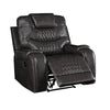 ACME Braylon Magnetite Synthetic Leather Motion Recliner Model 55412