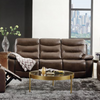 ACME Aashi Brown LeatherGel Match Motion Sofa Model 55420
