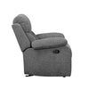 ACME Kalen Gray Chenille Motion Loveseat with Console Model 55441
