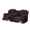 ACME Madden Brown Chenille Motion Sofa Model 55445
