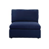 ACME Crosby Blue Fabric Modular Armless Chair Model 56035
