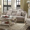 ACME Chelmsford Beige Fabric & Antique Taupe Sofa with 5 Pillows Model 56050