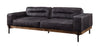 ACME Silchester Antique Ebony Top Grain Leather Sofa Model 56505