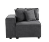 ACME Silvester Gray Fabric Modular Left Facing Chair with 2 Pillows Model 56871