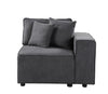 ACME Silvester Gray Fabric Modular Right Facing Chair with 2 Pillows Model 56872