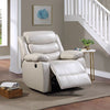 ACME Eilbra Beige Synthetic Leather Power Motion Recliner Model 56911