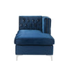 ACME Jaszira Blue Velvet Modular Chaise Model 57343